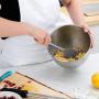 Tovolo Flex-Core Stainless Steel Handled Spatula, Removable Head, Heat Resistant, Candy Apple Red