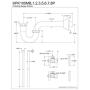 Kingston Brass KPK107P Trimscape Plumbing Supply Kit Combo, Brushed Brass