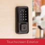 Kwikset 99390-002 Halo Wi-Fi Smart Lock Keyless Entry Electronic Touchscreen Deadbolt Featuring SmartKey Security, Venetian Bronze