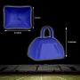 Metal Cowbells with Handles 3 inch Novelty Noise Maker - 12 Pack (Blue)