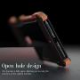 iPhone Xs Max Wood Metal Frame Case,Drop Protection Ultra Thin Aluminum Metal Cover Protective Case Shockproof Dropproof Bumper Frame for Apple iPhone Xs Max 6.5inch 2018 (Black)