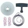 Recoil Starter Spring Pulley Handle Rope Kit Fit Husqvarna 61 266 268 268K 272 Chainsaw Replacement Parts Recoil Starter Spring Pulley Handle Rope Kit Fit Husqvarna 61 266 268 268K 272 Chainsaw Replacement Parts