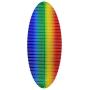 VP Home Kinetic 3D Helix Metal Outdoor Garden Decor Wind Spinner