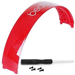 Beats Studio 2 Headband Replacement Parts Accessories Studio 3 Headband Repair Kit Compatible with Beats Studio 2.0 / Studio 3.0 Wireless Top Headband (Studio2-Gloss Red)