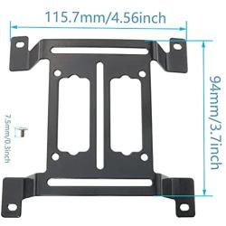 CZQC Water Pump Bracket 120mm Water Cooling Pump Radiator Support Holder Water Drainage Tank Reservoir Bracket Fan Holder Mount Stand