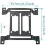 CZQC Water Pump Bracket 120mm Water Cooling Pump Radiator Support Holder Water Drainage Tank Reservoir Bracket Fan Holder Mount Stand