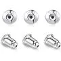 3 Pairs Earring Backs 925 Sterling Silver Hypoallergenic Backings for Stud Posts Back Replacement (White Gold) 3 Pairs Earring Backs 925 Sterling Silver Hypoallergenic Backings for Stud Posts Back Replacement (White Gold)