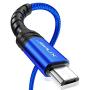 Micro USB Cable Android Charger, JSAUX (2-Pack 6.6FT) Micro USB Android Charger Cable Nylon Braided Cord Compatible with Galaxy S7 S6 J7 Edge Note 5, Kindle. MP3 and More-Blue