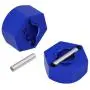 Hobbypark Anodized Aluminum Hex Wheel Hubs Pins and M4 Flanged Lock Nuts Washers Set for Traxxas Slash 2WD 1/10 Upgrade Parts Replace 1654 3654 (Navy Blue) Hobbypark Anodized Aluminum Hex Wheel Hubs Pins and M4 Flanged Lock Nuts Washers Set for Traxxas Slash 2WD 1/10 Upgrade Parts Replace 1654 3654 (Navy Blue)