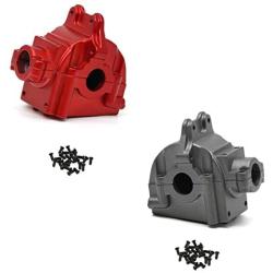 Binchil Metal Wave Box Gear Box Shell Cover Differential Housing 144001-1254 for Wltoys 144001 1/14 RC Car Parts,Red 1Pcs