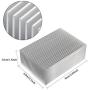 Nxtop Aluminum Heat Sink Heatsink Module Cooler Fin for High Power Led Amplifier Transistor Semiconductor Devices with 100mm (L) x 69mm(W) x 36mm(H)