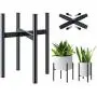 Plant Stand - Metal Plant Stands for Indoor Plants Adjustable for 8-12 inches Plant Pot (not Included), Planter Stand Mid Century Stable & Stylish Plant Pot Stand for Outdoor -1 Pack Plant Stand - Metal Plant Stands for Indoor Plants Adjustable for 8-12 inches Plant Pot (not Included), Planter Stand Mid Century Stable & Stylish Plant Pot Stand for Outdoor -1 Pack