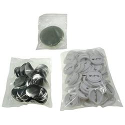 Sunshine 44mm Blank Badges & Buttons Parts for Badge & Button Making Machine (Holland-Pin Plastic-Back 100sets)