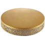 Weharnar -12 inch Cake Stand Two Usage Round Metal Cake Stands Dessert Display Cupcake Stands with Multiple Free Combination Styles for Baby Shower, Wedding Birthday Party Celebration (Gold)