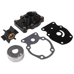 New Water Pump Repair Kit with Housing Replacement for Johnson Evinrude OMC（1980-UP）20 25 30 35HP Outboard Motor Parts - Replace 393630, 393509, 391636, 0393630, Sierra 18-3382