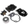 New Water Pump Repair Kit with Housing Replacement for Johnson Evinrude OMC（1980-UP）20 25 30 35HP Outboard Motor Parts - Replace 393630, 393509, 391636, 0393630, Sierra 18-3382