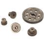 Goolsky Diff Differential Main Metal Spur Gear 64T 17T 21T 26T 29T Motor Gear RC Part for HSP 1/10 Monster Truck BRONTOSAURUS 94111
