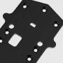 Facibom for HSP 03001 03602 Aluminum Alloy Metal Chassis 3MM Thickness 1/10 Upgrade Parts for Flying Fish 94103 94123,Black