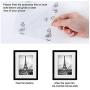upsimples 11x14 Picture Frame Set of 5,Display Pictures 8x10 with Mat or 11x14 Without Mat,Wall Gallery Photo Frames,Black