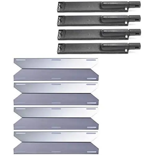 Votenli C2630A (4-Pack) S9123A (4-Pack) Heat Plates and Burners Replacement for Jenn Air Grill 720-0062, 720-0063, 720-0099, 720-0100, 720-0101, 720-0138, 720-0139, 720-0141 Votenli C2630A (4-Pack) S9123A (4-Pack) Heat Plates and Burners Replacement for Jenn Air Grill 720-0062, 720-0063, 720-0099, 720-0100, 720-0101, 720-0138, 720-0139, 720-0141