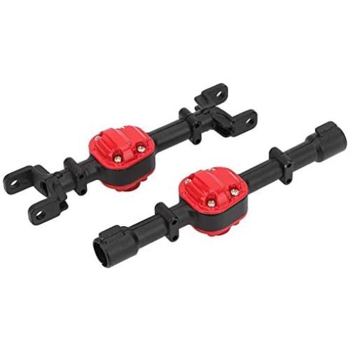 Dilwe Front Axle Housing, Metal Front Rear Axle Housing Accessory Part for MN90/ MN91/ MN45 RC Car Model( Black)