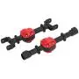 Dilwe Front Axle Housing, Metal Front Rear Axle Housing Accessory Part for MN90/ MN91/ MN45 RC Car Model( Black) Dilwe Front Axle Housing, Metal Front Rear Axle Housing Accessory Part for MN90/ MN91/ MN45 RC Car Model( Black)