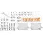 IKEA MALM Low Bed Frame Hardware Replacement Parts for Assembling Beds IKEA MALM Low Bed Frame Hardware Replacement Parts for Assembling Beds