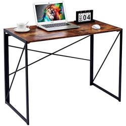 Writing Computer Desk Modern Simple Study Desk Industrial Style Folding Laptop Table for Home Office Notebook Desk Vintage