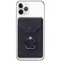 YUNCE Ring Stand Stick on Wallet Cell Phone Slim Leather Wallet Stick on Wallet Credit Card RFID Blocking Sleeve Black YUNCE Ring Stand Stick on Wallet Cell Phone Slim Leather Wallet Stick on Wallet Credit Card RFID Blocking Sleeve Black