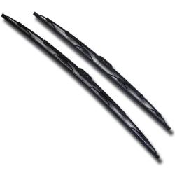 TuningPros WBMJ-21-18 Metal Frame Windshield Wiper Blade, 21'' (525mm) Driver Side & 18'' (450mm) Passenger Side, Set of 2