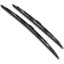 TuningPros WBMJ-21-18 Metal Frame Windshield Wiper Blade, 21'' (525mm) Driver Side & 18'' (450mm) Passenger Side, Set of 2