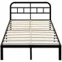 ZIYOO Metal Headboard for Full Bed with Decorative Style Design, Black ZIYOO Metal Headboard for Full Bed with Decorative Style Design, Black