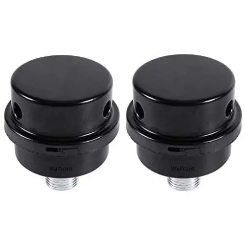 2pcs Air Compressor Silencer Filter, Metal Air Compressor Intake Filter Sound Muffler Silencer 20mm Thread (1/2''PT 20mm) 2pcs Air Compressor Silencer Filter, Metal Air Compressor Intake Filter Sound Muffler Silencer 20mm Thread (1/2''PT 20mm)