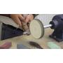 Drixet 6 Piece Buffing, Polishing & Cutting Compound 4 Oz. Kit - Set Includes: Black Emery, Brown Tripoli, White Diamond, Red Rouge, All Purpose Blue & General Green Compounds