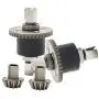 lahomia 2Pcs 1:14 RC Metal Differential & Planet Gear for WLtoys 144001 Accessories