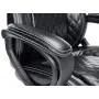OFM ESS Collection Racing Style SofThread Leather High Back Office Chair, in Black (ESS-6060)