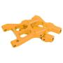 VGEBY RC Rear Suspension Bracket, Metal Rear Suspension Arm Upgrade Parts Accessory Fit for HSP 94122 1/10 RC Car Model (Orange)