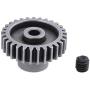 Hobbypark Steel Metal Mod 0.6 Module Pinion Gear Set 3.175mm Motor Gears 17T 21T 26T 29T 11189 11176 11181 11119 for RC Car Redcat HSP Exceed (4-Pack)