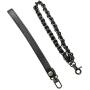 Beaulegan Purse Wrist Straps - Genuine Leather - Replacement for Clutch Pouch, Set of 2 PCS Black