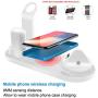 BixMe Wireless Charger Station,7.5W Qi Fast Wireless Charging,4IN1 Wireless Charge Dock Station for iWatch and Airpods,Compatible with iPhone11/11Pro/XSMAX/XR/XS/X/8/8P,Galaxy S10/S9/S9+/S8 and More