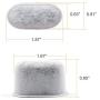 Possiave 12-Pack Cuisinart Compatible Charcoal Water Filter Replacement - for all Cuisinart Coffee Machines Possiave 12-Pack Cuisinart Compatible Charcoal Water Filter Replacement - for all Cuisinart Coffee Machines