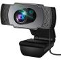 Webcam, Webcam with Microphone, USB Webcam with 3D Denoising and Automatic Gain, 1080p Webcam for Video Calling, Online Classes &Video Conference