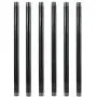 GeilSpace 6 Pack 1/2'' × 24'' Heavy Duty Pre-Cut Grey Metal Pipe, Industrial Steel Fits Standard Half Inch Threaded Pipes and Fittings - Vintage DIY Industrial Shelving (1/2'' × 24'', Grey) GeilSpace 6 Pack 1/2'' × 24'' Heavy Duty Pre-Cut Grey Metal Pipe, Industrial Steel Fits Standard Half Inch Threaded Pipes and Fittings - Vintage DIY Industrial Shelving (1/2'' × 24'', Grey)