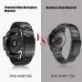 Songsier Titanium Band for Fenix 5 Watch, Quick Fit 22mm Metal Replacement Strap Wristband for Fenix 6/ Fenix 6 Pro/Fenix 6 Sapphire/Fenix 5/ Fenix 5 Plus/Forerunner 935/945/Approach S60/Quatix 5 Songsier Titanium Band for Fenix 5 Watch, Quick Fit 22mm Metal Replacement Strap Wristband for Fenix 6/ Fenix 6 Pro/Fenix 6 Sapphire/Fenix 5/ Fenix 5 Plus/Forerunner 935/945/Approach S60/Quatix 5