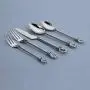 Gourmet Settings 20-piece Silverware Twist Collection Polished Stainless Steel Flatware Sets, Silver Gourmet Settings 20-piece Silverware Twist Collection Polished Stainless Steel Flatware Sets, Silver