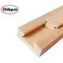 Btibpse Wooden Drawer Slides 17-3/4 Inches Classic Wood Center Guide Track with Slide Glides 45cm (1 pcs)