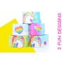 Fun Express Unicorn Metal Slap Bracelets - 12 Pieces