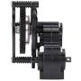 RC Car Transmission Gearbox with Gear, Metal RC Transmission Gear Box for Axial SCX10 RC Crawler Car Replacement Upgrade Part Accessory