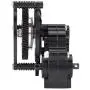 RC Car Transmission Gearbox with Gear, Metal RC Transmission Gear Box for Axial SCX10 RC Crawler Car Replacement Upgrade Part Accessory