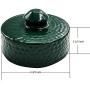Dracarys Grill Chimney Top Vent Cap Ceramic Damper Top Big Green Egg Accessories, Big Green Egg Parts Replacement for Medium,Large and XLarge Size Big Green Egg